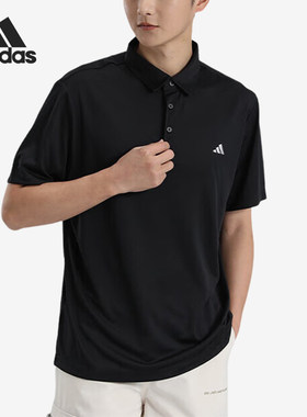 Adidas/阿迪达斯正品新款男士翻领经典透气短袖POLO衫IN6626