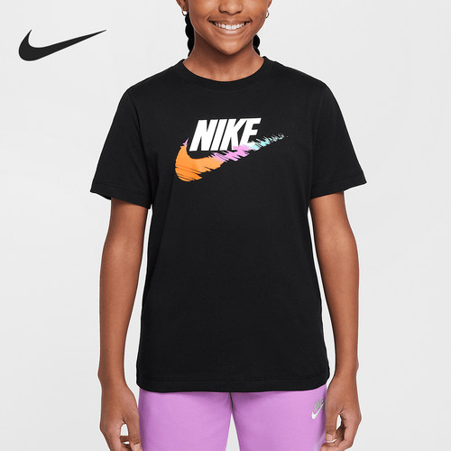 Nike/耐克正品Sportswear大童耐穿休闲运动短袖HM5854-010