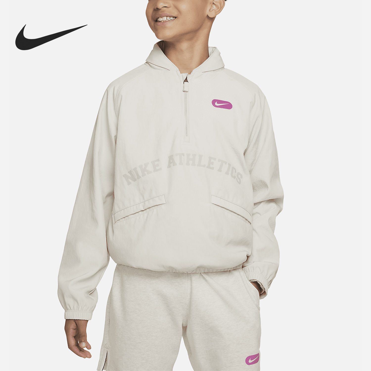 Nike/耐克正品Athletics Repel 大童训练连帽卫衣DX5365-072