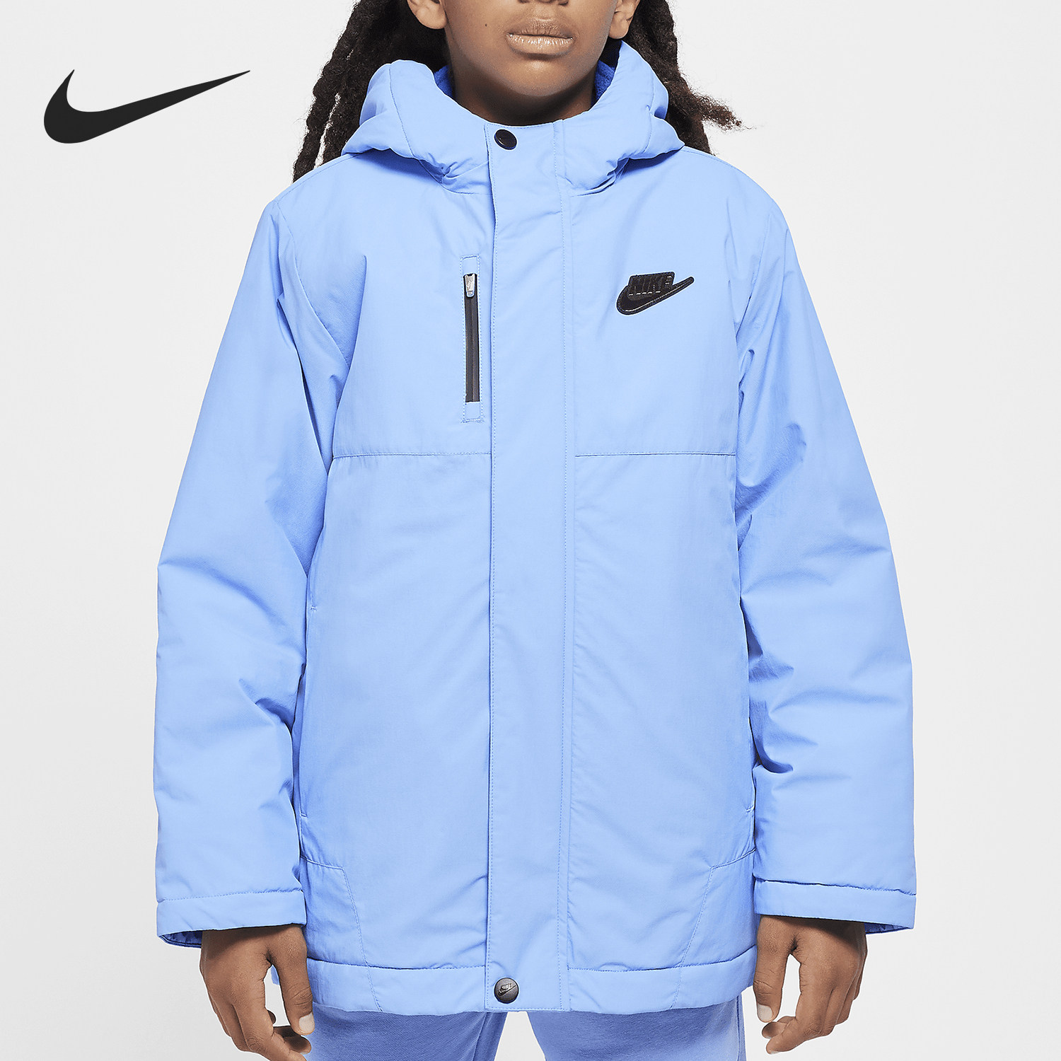 Nike/耐克官方正品新款大童三合一可脱卸保暖休闲外套HQ7180-410