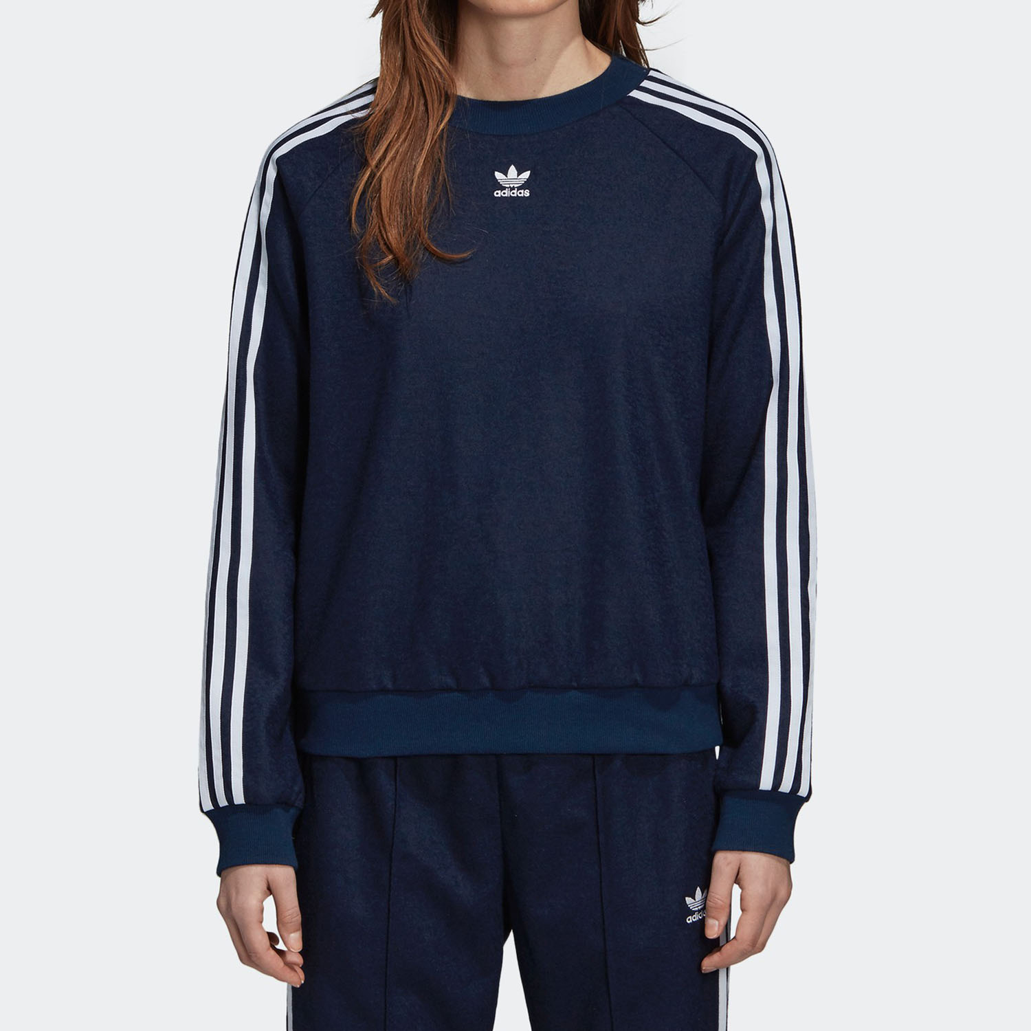 阿迪达斯女子运动套头衫