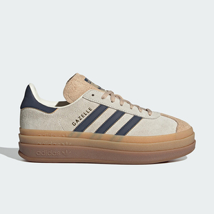 JQ5126 三叶草女士休闲低帮厚底耐磨运动板鞋 Adidas 阿迪达斯正品