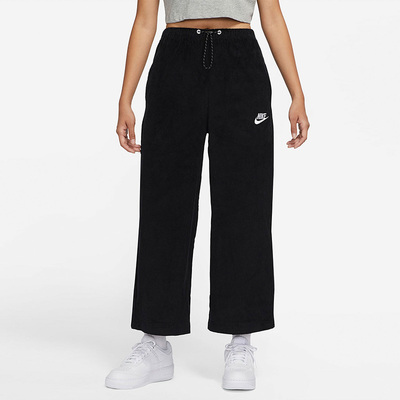 耐克女宽松休闲舒适灯芯绒阔腿裤