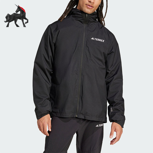 阿迪达斯男士户外运动梭织外套