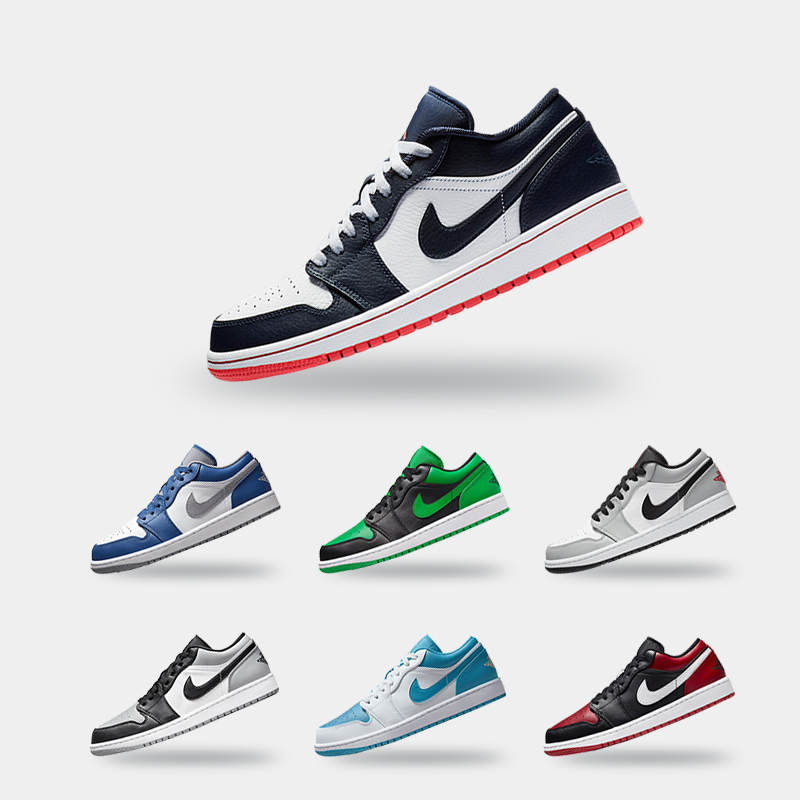 Nike/耐克正品Air Jordan1 Low AJ1男子低帮休闲鞋553558-481