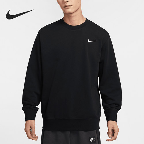 Nike/耐克正品TEAM CLUB男士宽松保暖休闲圆领卫衣IB8825-010 - 封面