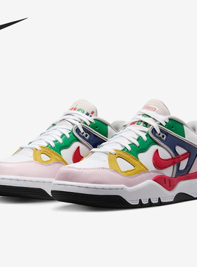 Nike/耐克正品Air Force 3男士休闲运动耐磨拼接板鞋FQ7012-100