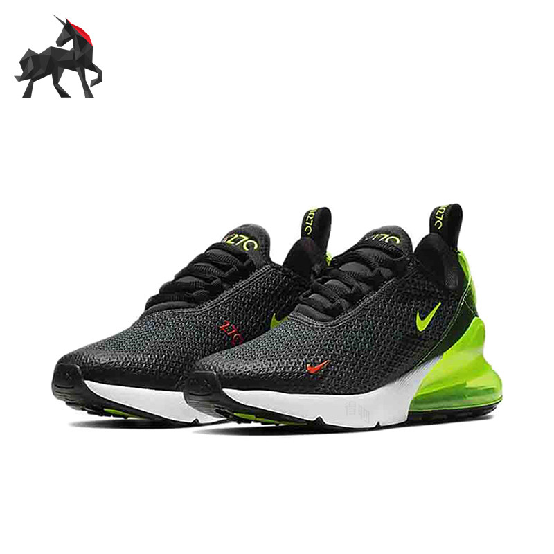 Nike/耐克正品AirMax270新款女黑黄色经典厚底鞋跑步鞋AV5141-001