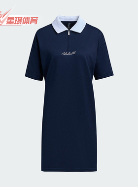 Adidas/阿迪达斯正品VERBIAGE DRESS女士经典休闲连衣裙JM4329