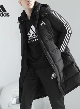 Adidas/阿迪达斯官方正品新款男女同款经典羽绒服ADIPK01TKD-BW