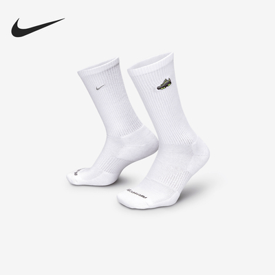 Nike/耐克正品春季新款男女透气中筒运动袜一双装HJ9389-100