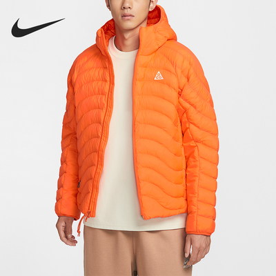 耐克男士保暖户外运动连帽棉服