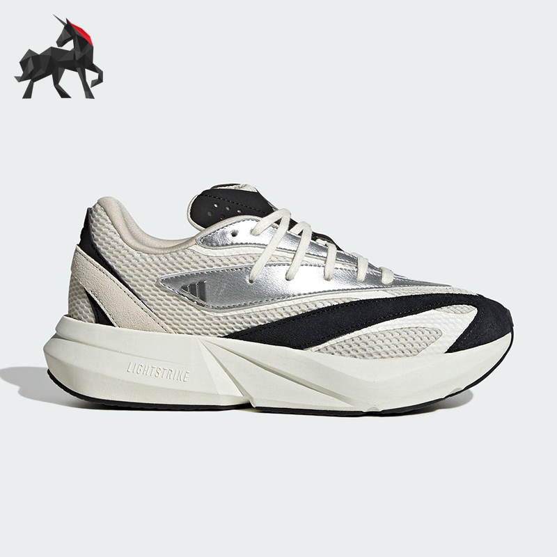 Adidas/阿迪达斯正品LIGHTBLAZE女士运动缓震日常跑步鞋JR7208