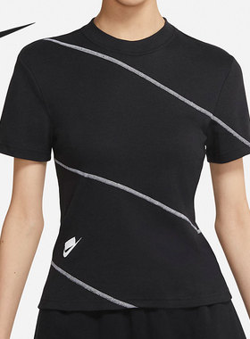 Nike/耐克正品夏季新款女子休闲透气运动短袖T恤 CZ9359-010