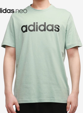 Adidas/阿迪达斯正品当季新款男子印花圆领短袖运动T恤GP4903
