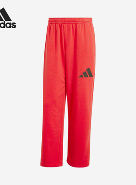 Adidas/阿迪达斯正品ESSENTIALS直筒男红色经典休闲休闲裤JF3601