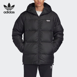 Adidas/阿迪达斯正品三叶草男子保暖休闲双面穿羽绒服FL0009