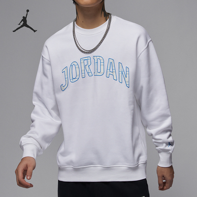 Nike/耐克官方正品Jordan Essentials男士加绒圆领卫衣FV7461-100