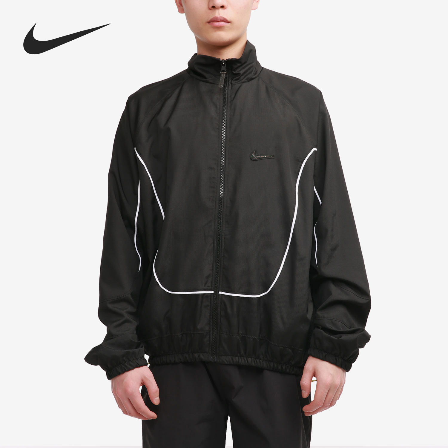 nike/耐克正品throwback 新款男子运动休闲篮球夹克 cv1932-011