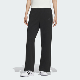款 Adidas 阿迪达斯正品 2025秋季 KC0021 女士日常运动针织高腰长裤