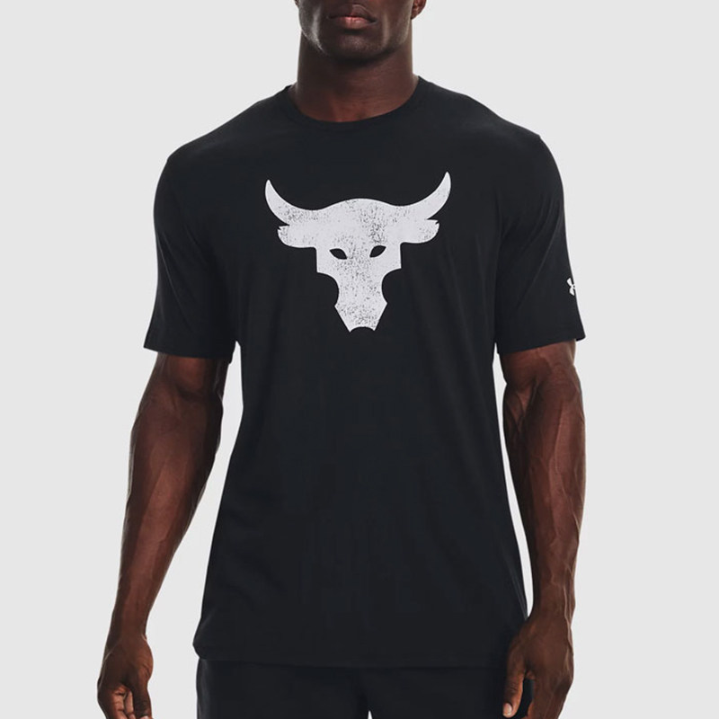 UA/安德玛正品新款男士圆领经典印花户外健身短袖T恤1361733-003