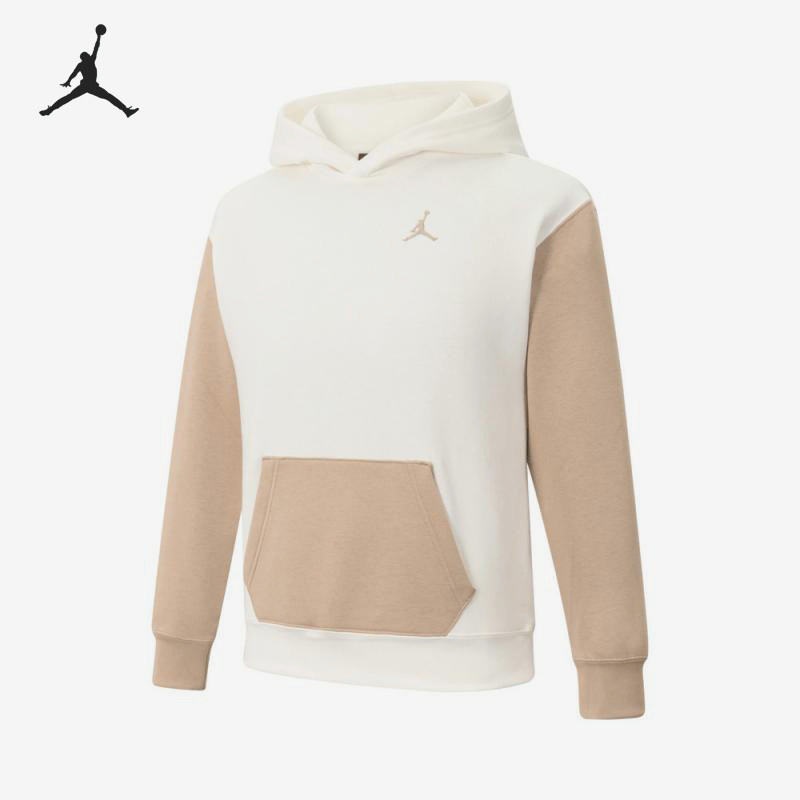 Nike/耐克正品JORDAN大童运动连帽休闲刺绣卫衣JD2442073GS-004