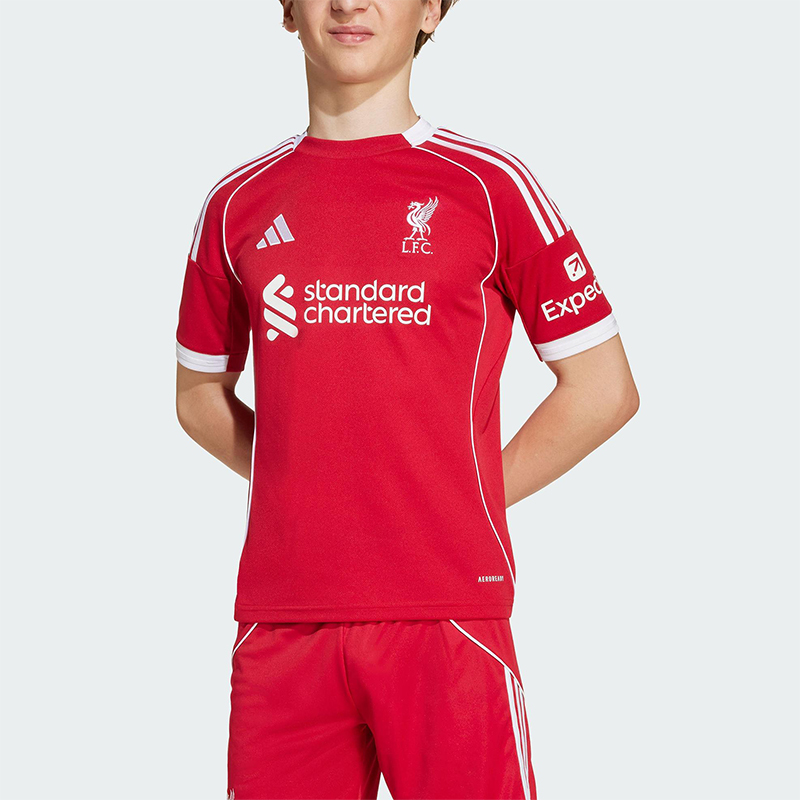 Adidas/阿迪达斯正品LIVERPOOL大童足球训练运动圆领球衣JV6436