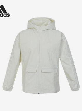 Adidas/阿迪达斯正品当季新款大童梭织双层拉链外套JN9604