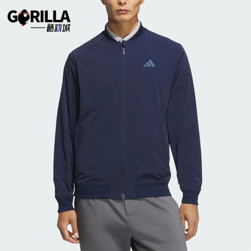 Adidas/阿迪达斯正品BOMBER JK男士拉链高尔夫运动夹克外套JM2939