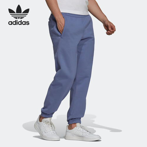 阿迪达斯三叶草男子针织束脚长裤