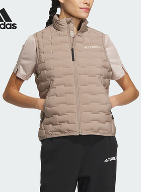 Adidas/阿迪达斯官方正品户外运动女士保暖羽绒马甲背心IT8692