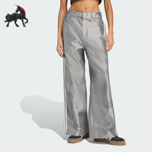 宽松阔腿运动裤 Adidas 时尚 三叶草女士经典 KE9800 阿迪达斯正品