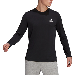 Adidas/阿迪达斯官方正品当季新款健身圆领男子运动长袖T恤GT5563
