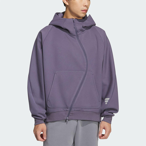 Adidas/阿迪达斯正品FOS KNIT JACKET男士针织宽松连帽外套KC0172