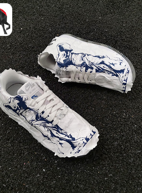 Nike/耐克正品Air Force 1 AF1 撕纸女子板鞋DJ4635-100