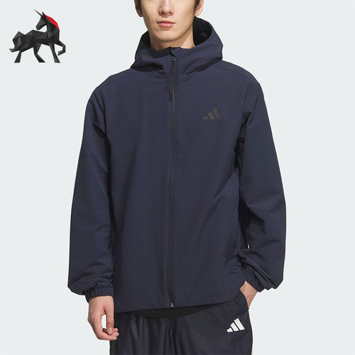 Adidas/阿迪达斯正品V SFT SHELL JK男女休闲运动宽松外套KF5223