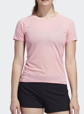 Adidas/阿迪达斯正品 夏季女子运动休闲透气短袖T恤FL5969