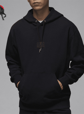 Nike/耐克正品JORDAN男士薄绒宽松休闲套头卫衣FV7248-010