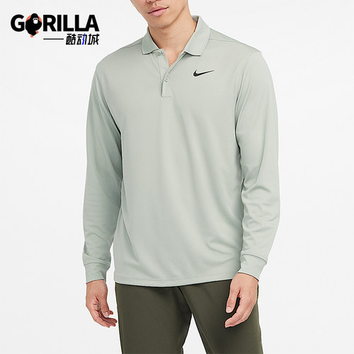 Nike/耐克男士翻领长袖POLO衫