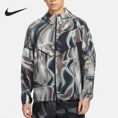 Nike/耐克正品26夏男士连帽个性印花休闲运动外套FZ4753-010