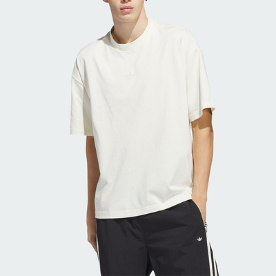 阿迪达斯男女运动简约短袖