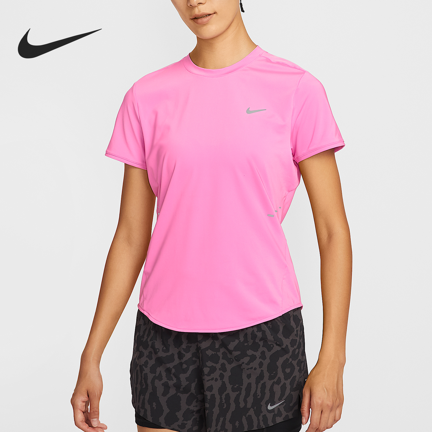 Nike/耐克正品Dri-FIT女士跑步透气运动训练短袖HM9699-675