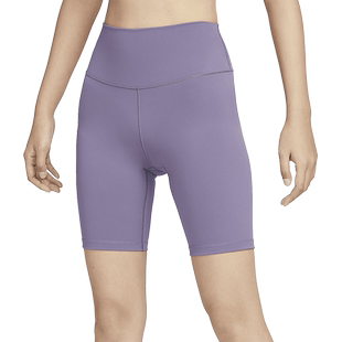 Nike/耐克官方正品One女士高腰紧身运动休闲骑行短裤FN3207-010