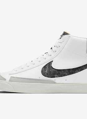 新款 Nike/耐克正品春季男子休闲鞋白色大钩运动鞋CW6726-100