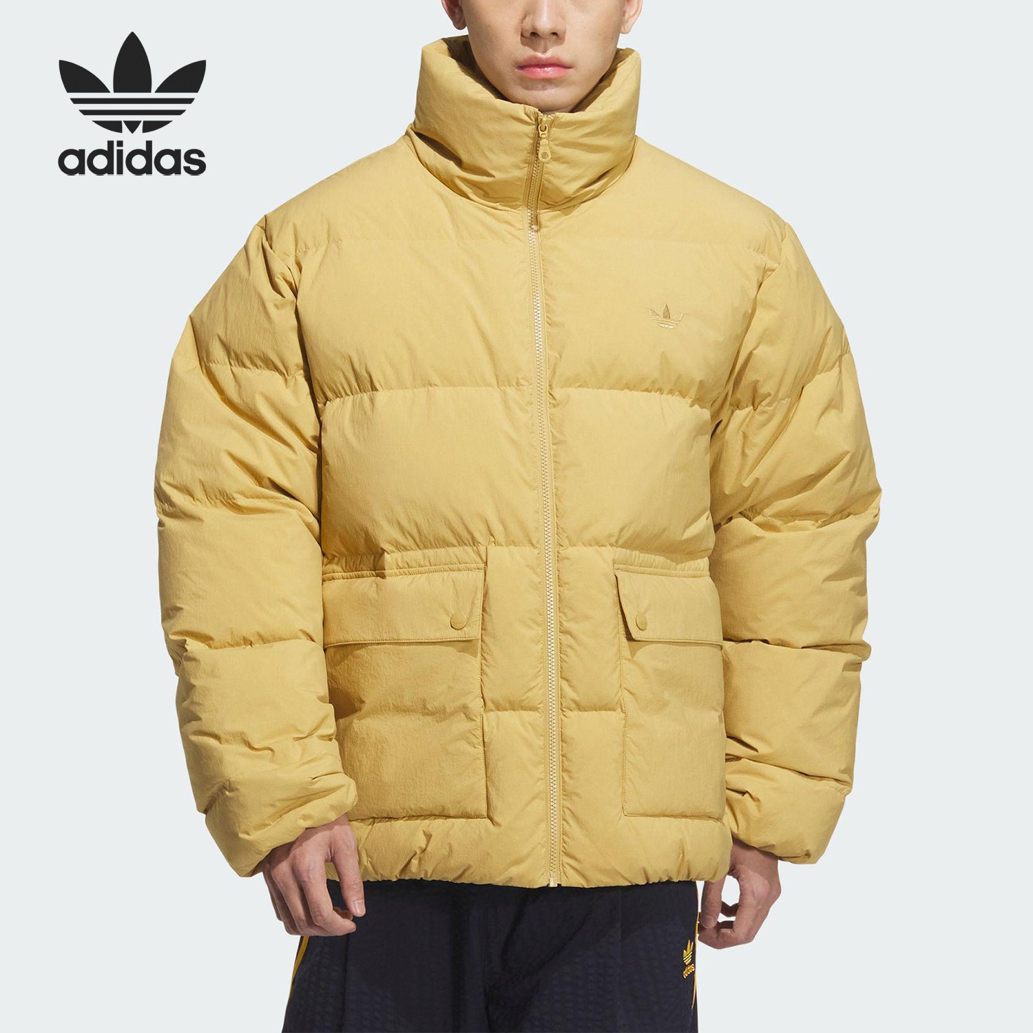 阿迪达斯男士时尚保暖羽绒服