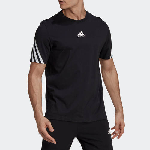 Adidas/阿迪达斯正品春季男子短袖透气圆领运动T恤 GP4118
