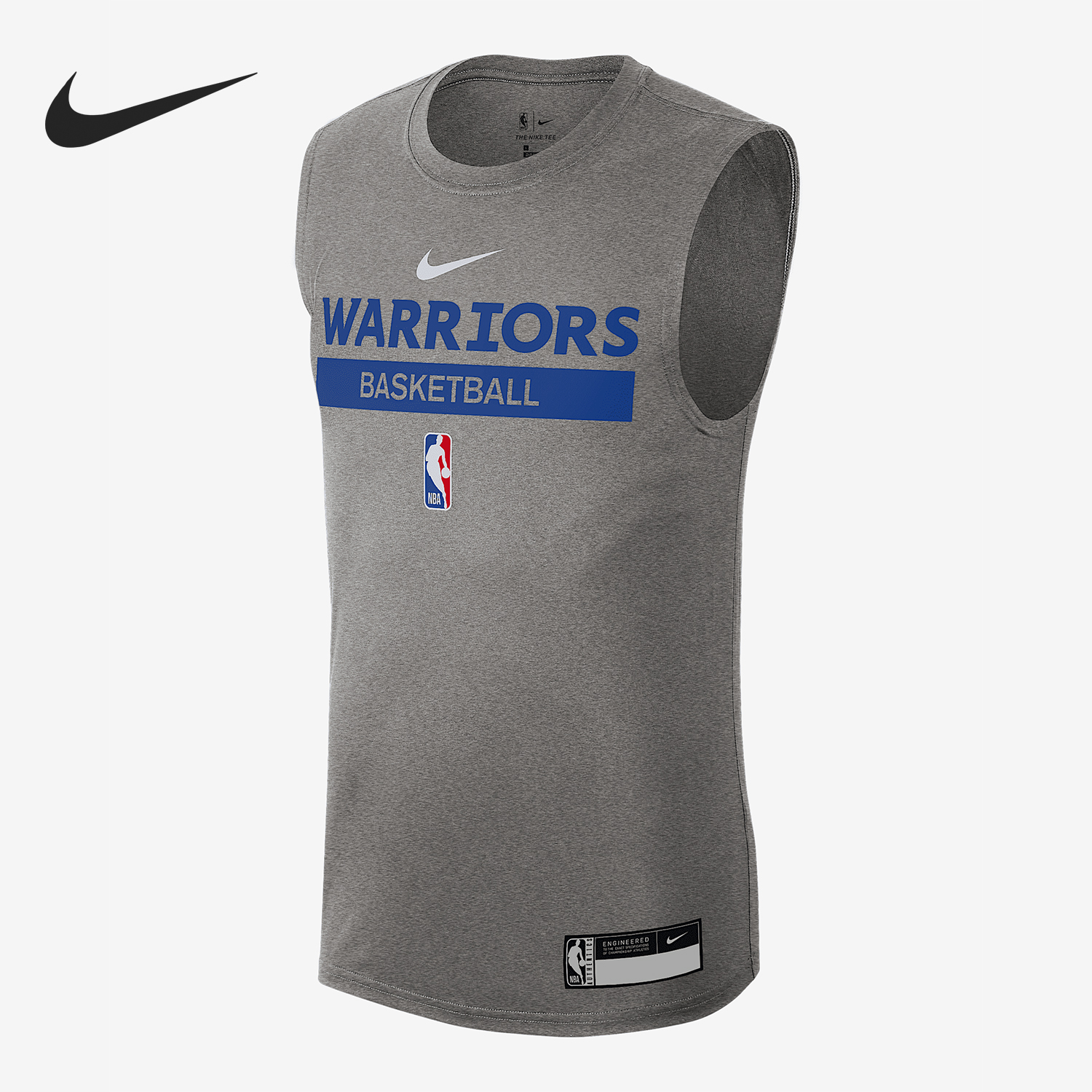 耐克男士透气无袖圆领背心T恤