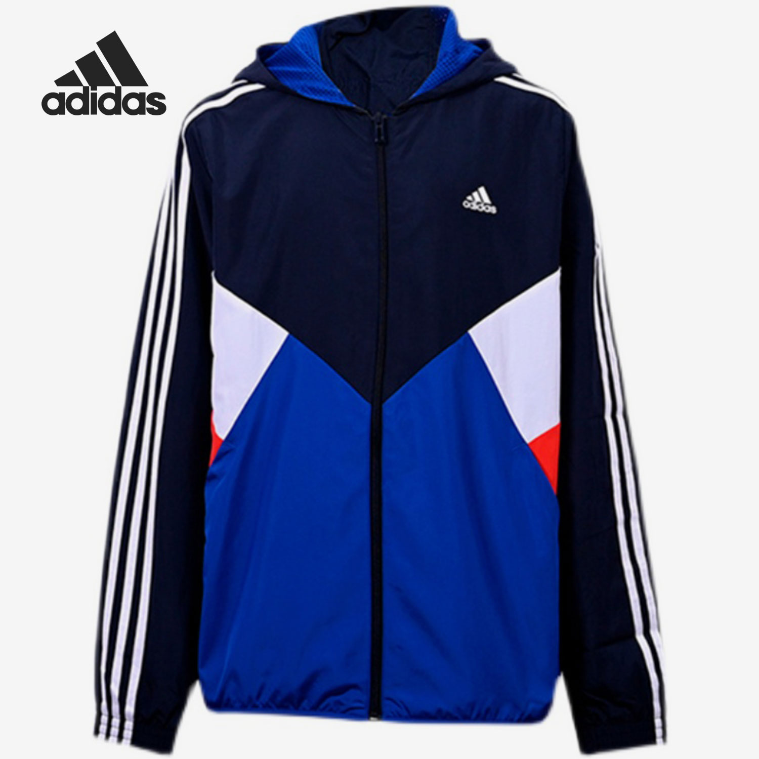 Adidas/阿迪达斯正品当季新款款大童梭织防风运动夹克HE9406