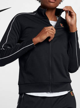 Nike/耐克正品新款女子网球运动立领拉链休闲夹克外套AV2455