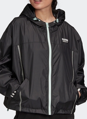 Adidas/阿迪达斯正品三叶草R.Y.V.休闲双排标拼接拼色夹克GD3077